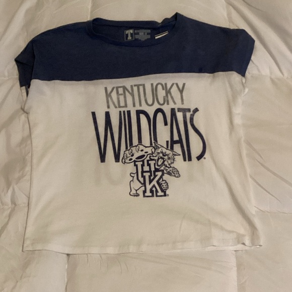 Kentucky Wildcats Kids Tee - Navy and White - Picture 1 of 3